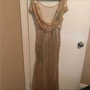 Sequence evening dress